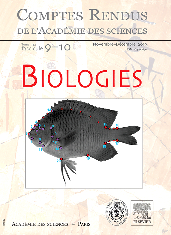 Go to journal home page - Comptes Rendus Biologies